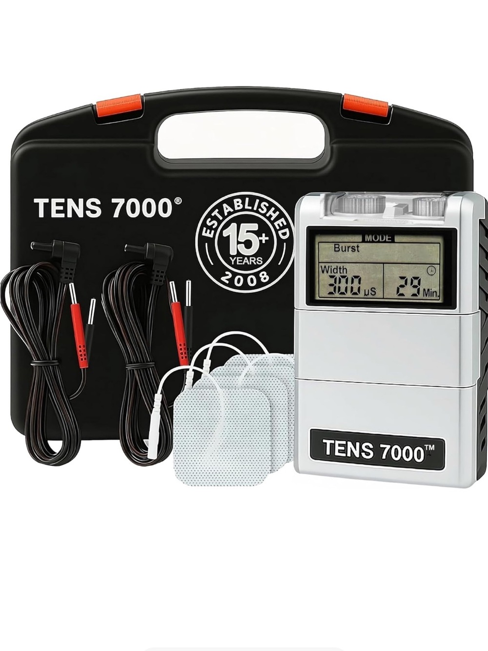 TENS 7000 Digital TENS Machine for Pain Relief *ELECTRODES NOT INCLUDED*